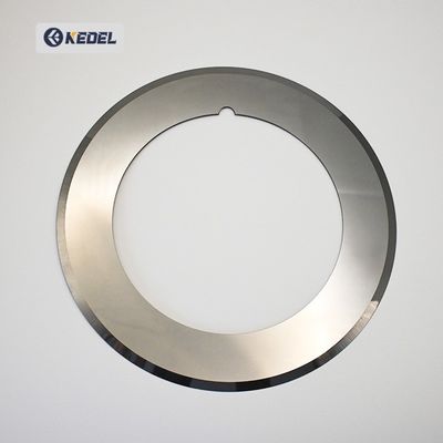 Nóż krążkowy do cięcia z rowkiem pozycjonującym do cięcia biegunów baterii Ostrza przemysłowe dla przemysłu bateryjnego