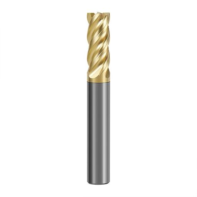 70° Twardość HRC 4-Flute Tungsten Carbide End Mill z powłoką Alnovz3 Specjalizuje się w cięciu frezowym CNC ze stali nierdzewnej
