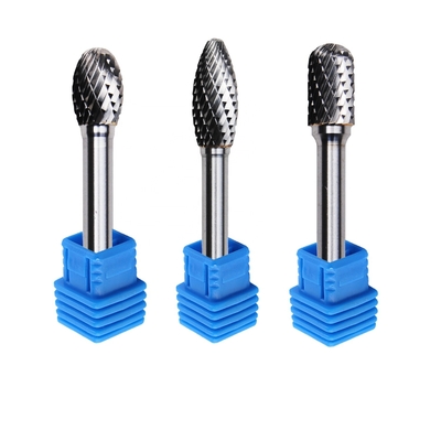 12 Collet Single Double Cut Carbide Rotary Burr Pilnik Obrotowy kształt typu B