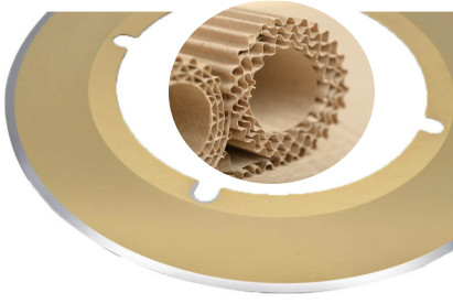 Okrągły nóż do cięcia papieru falistego 0,1 mm-6,0 mm HRC40-68 Twardość