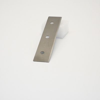 Niestandardowe ostrze do cięcia włókien chemicznych z cementowanego węglika wolframu z trzema otworami, do maszyn przemysłowych do cięcia folii