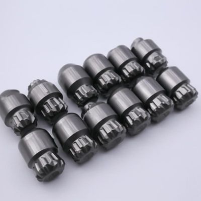 Ząbkowane zęby guzikowe Części zużywające się z węglika wolframu do wierteł do wydobywania ropy naftowej