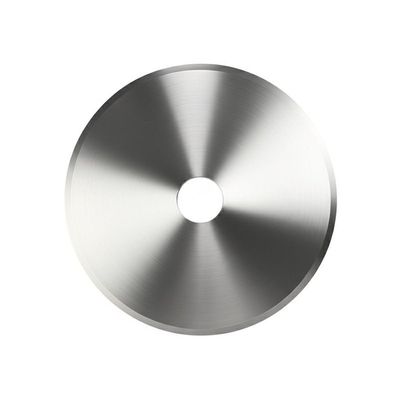 Niestandardowe, cementowane ostrze krążkowe ze stopu węglika wolframu, niecięte, do cięcia folii i tkanin, nóż przemysłowy do cięcia