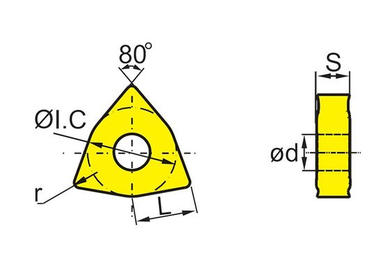 Wysokowydajny WNMG Wkładka CNC z Powłoką PVD do Precyzyjnej Obróbki w Przemyśle Elektronicznym