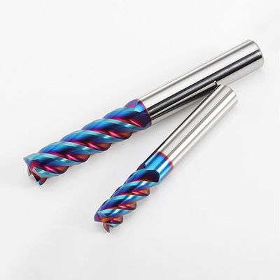 Frez trzpieniowy z węglika spiekanego, 4-ostrzowy, z powłoką nACo4 do obróbki stali nierdzewnej