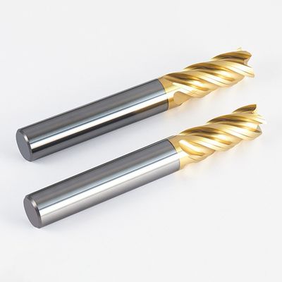 70° Twardość HRC 4-Flute Tungsten Carbide End Mill z powłoką Alnovz3 Specjalizuje się w cięciu frezowym CNC ze stali nierdzewnej
