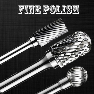 Sf5 Carbide Rotary Burr Type Wiertło do paznokci Pilniki obrotowe do metalu 1/4 Gratowanie Grinde