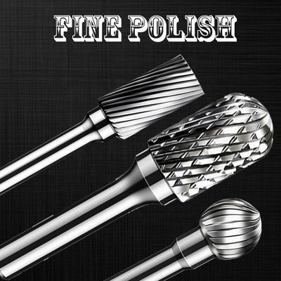 Pojedyncze, podwójne wiertła obrotowe z węglika wolframu, 3 mm, wklęsły nóż do kuli drewnianej