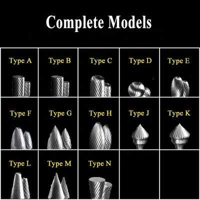 M6 Zadzior z węglika wolframu, długi, pojedynczy 1/2 "12 średnica trzpienia z nacięciem końcowym